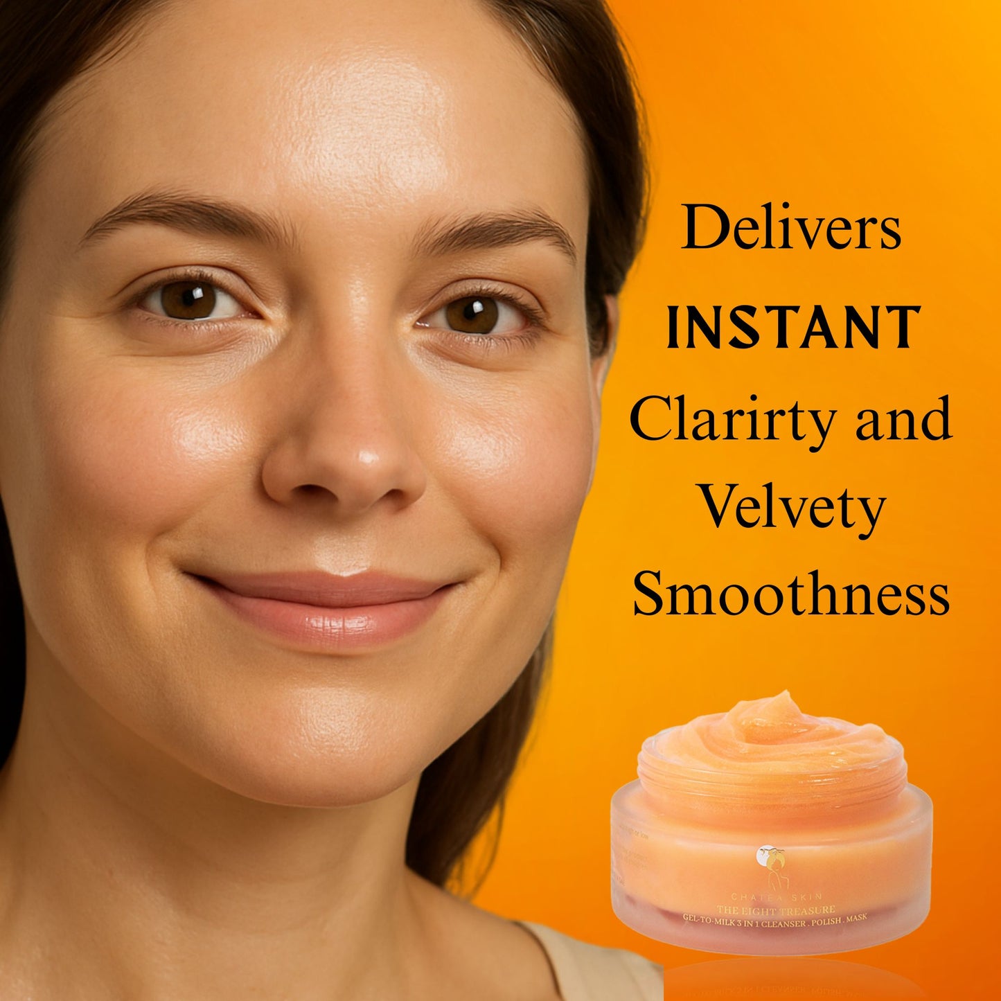3 IN 1 Gel-to-Milk Cleanser. Polish. Mask 100ML