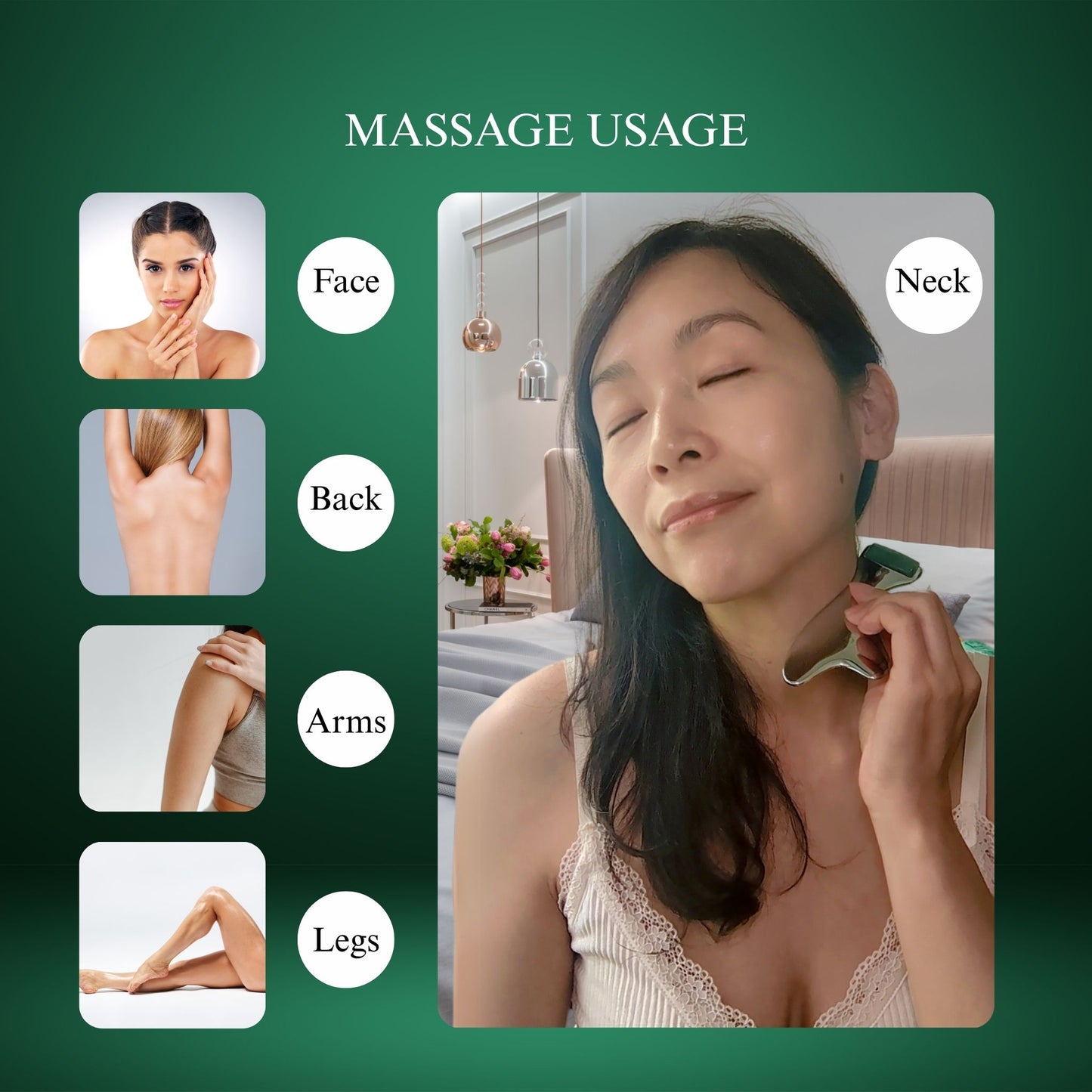 Gua Sha GlowSculpt Duo Tool