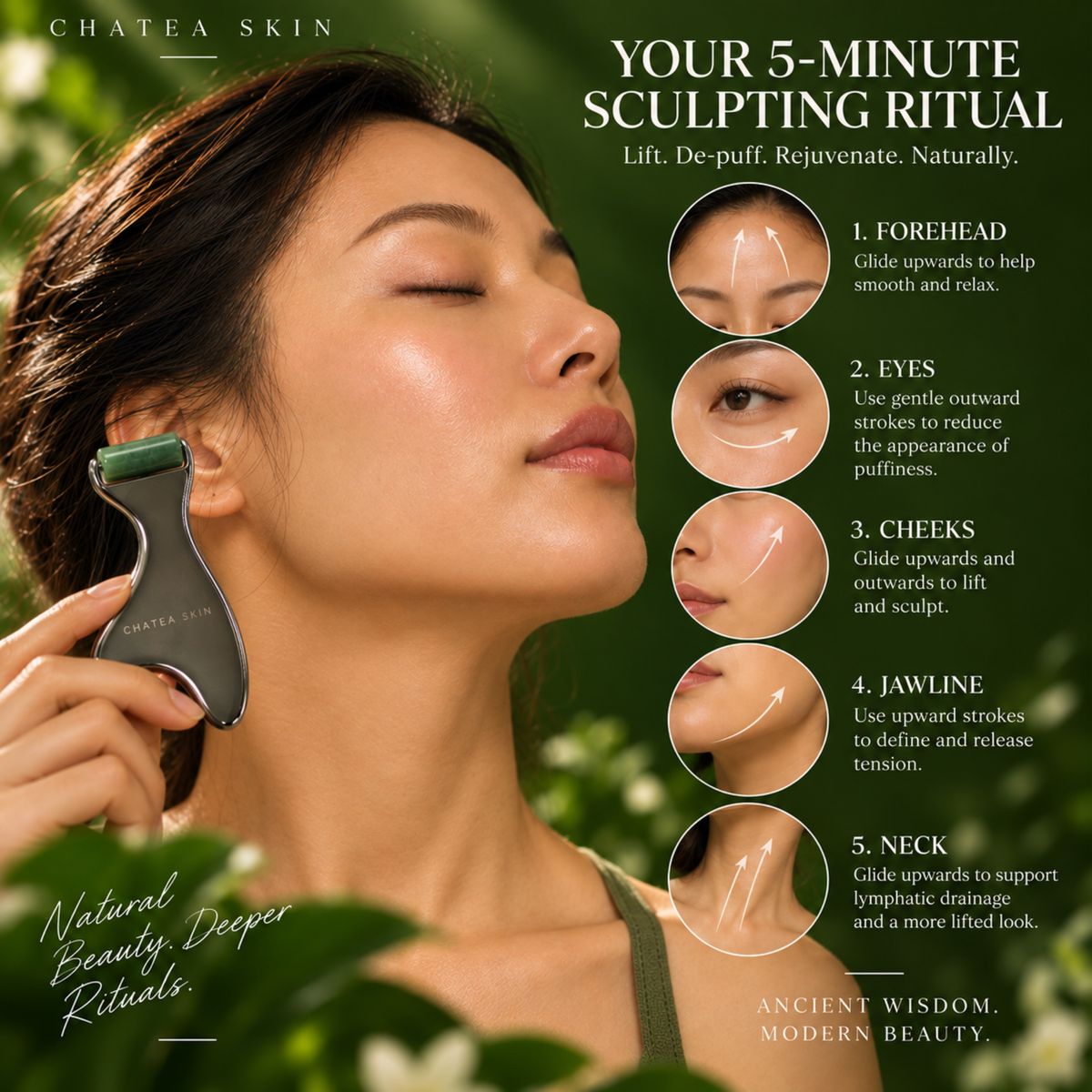 Gua Sha GlowSculpt Duo Tool