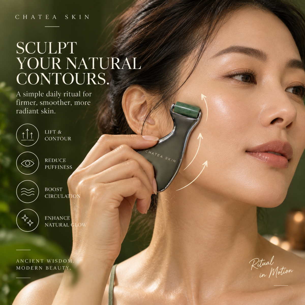 Gua Sha GlowSculpt Duo Tool